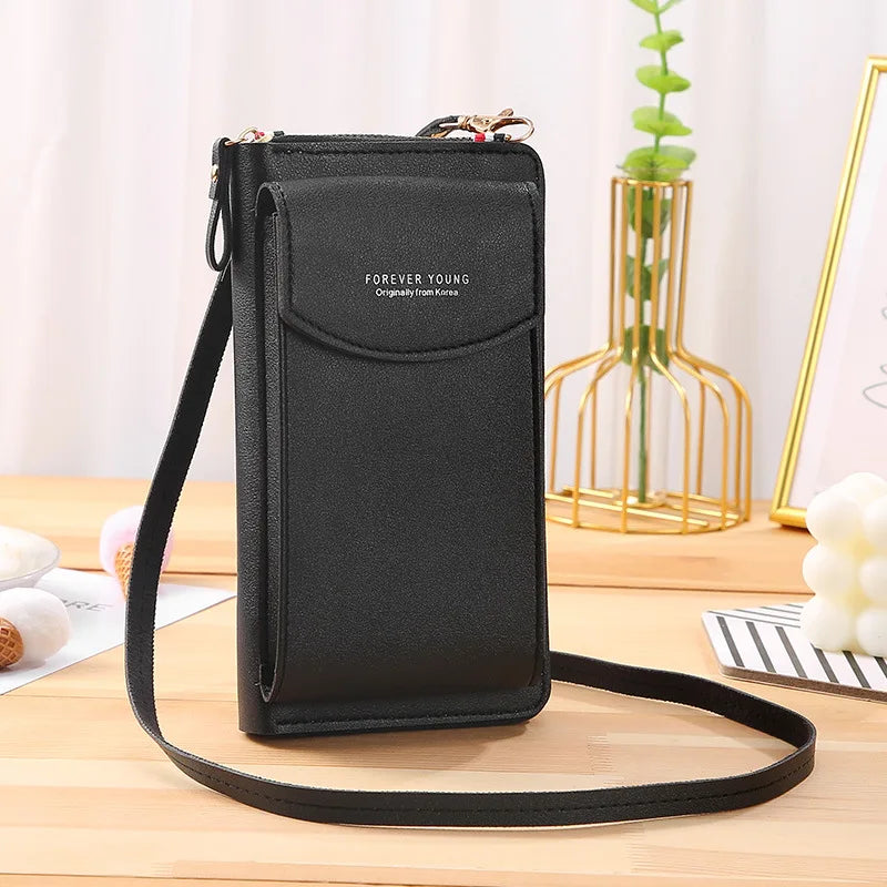 Women's Wallet Shoulder Bag Phone Pocket Long Female Wallets Clutch
