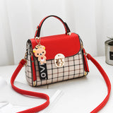Plaid Small Square Bag Women One Shoulder Messenger Bag