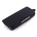 Women Leather Wallets Zipper Oil Wax Leather Long Female Wallet