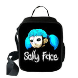Sally Face Lunch Bag Insulated Teenage Boy Girl Food Picnic Shoulder B