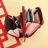 Metal Opening Crossbody Bag Women PU Leather Shoulder Messenger Bag