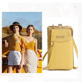 Mini PU Leather Crossbody Bag Metal Opening Shoulder Messenger Bag