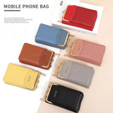 Mini PU Leather Crossbody Bag Metal Opening Shoulder Messenger Bag