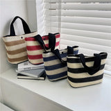 Straw Bags Women Woven Basket Beach Totes Lady Shopping Handbags