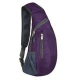 Unisex Nylon Chest Sling Pack Outdoor Travel Handbag