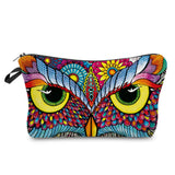 Animal Series Cat Dog Print Makeup Pouch Portable Cosmetic Bags