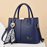 Women Temperament Large Capacity Silk Scarf Handbag High Crossbody Bag