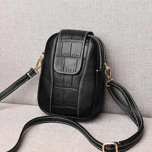 Women's One Shoulder Crossbody Phone Bag Vertical Mini Bag
