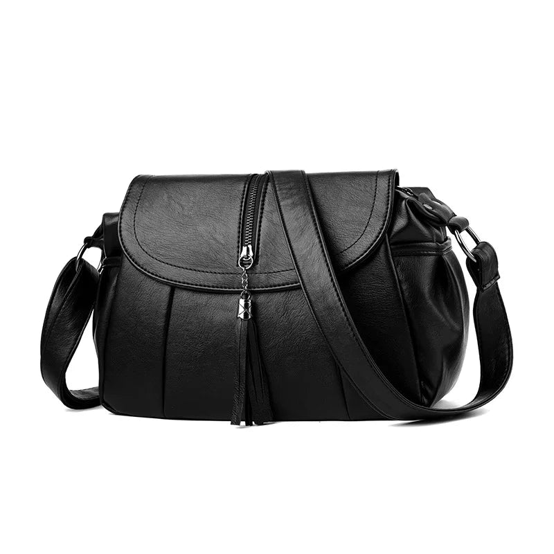 Women's Shoulder Bag Large Capacity Soft Leather Messenger Bag