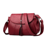 Women's Shoulder Bag Large Capacity Soft Leather Messenger Bag