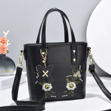 Summer Texture Niche Messenger Bag Large-capacity Bucket Bag Women