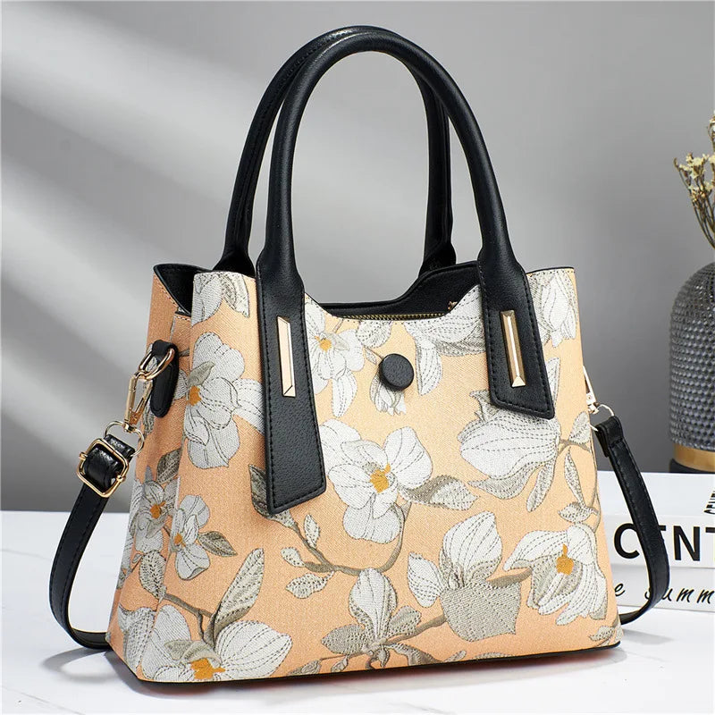 Printed Women's Handbags Large Capacity Messenger Bags
