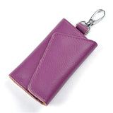 Leather Car Key Holder Waist-Hanging Key Wallet F1088