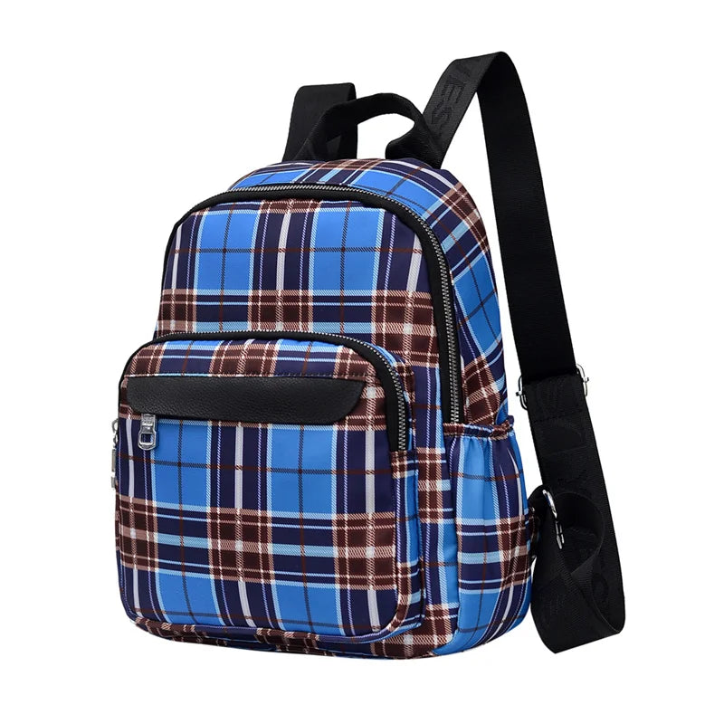 Ribbon Fun Printing Women Backpack Lightweight Waterproof Knapsack