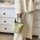 Vegetable Basket Women Bag All-match Shoulder Messenger Bucket Bag