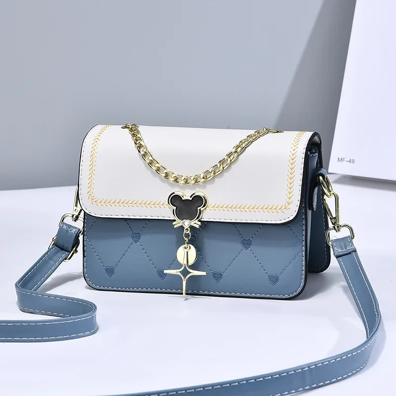 Hot Selling Ladies One-shoulder Small Square Bag Autumn All-match Small Girl Hea