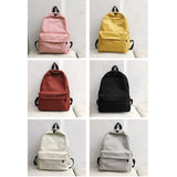 Canvas Backpack for Girl Students - Large Capacity