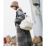 Canvas Backpack for Girl Students - Large Capacity