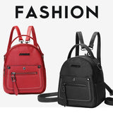 Large Capacity PU Leather Backpack for Women