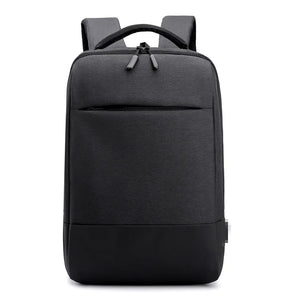 Men Laptop Backpack Waterproof USB Charge Travel Clothes Storage