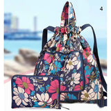 Printed Drawstring Backpack for Outdoor Activity