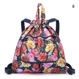 Printed Drawstring Backpack for Outdoor Activity