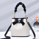 Net Red Small Bag Women Niche Bow Bucket Bag Women's Bag