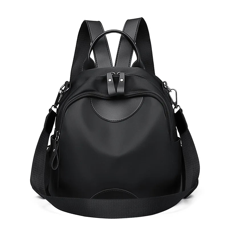 Nylon Bag Women's Leisure Backpack Large Capacity Travel Schoolbag