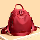 Nylon Bag Women's Leisure Backpack Large Capacity Travel Schoolbag