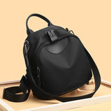 Nylon Bag Women's Leisure Backpack Large Capacity Travel Schoolbag