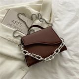 PU Leather Crossbody Bag Solid Shoulder Handbags Small Travel Handbags