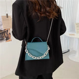 PU Leather Crossbody Bag Solid Shoulder Handbags Small Travel Handbags