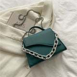 PU Leather Crossbody Bag Solid Shoulder Handbags Small Travel Handbags