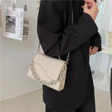 PU Leather Crossbody Bag Solid Shoulder Handbags Small Travel Handbags