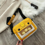 Retro Chick Messenger Bag Female Student Doll Canvas Shoulder Bag