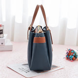 Summer Contrast Bucket Bag Women Handbag