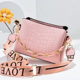 Women's Summer One-shoulder Texture Messenger Bag