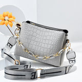 Women's Summer One-shoulder Texture Messenger Bag