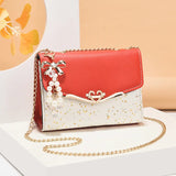 Summer Texture Chain Bag Women Shoulder Messenger Bag