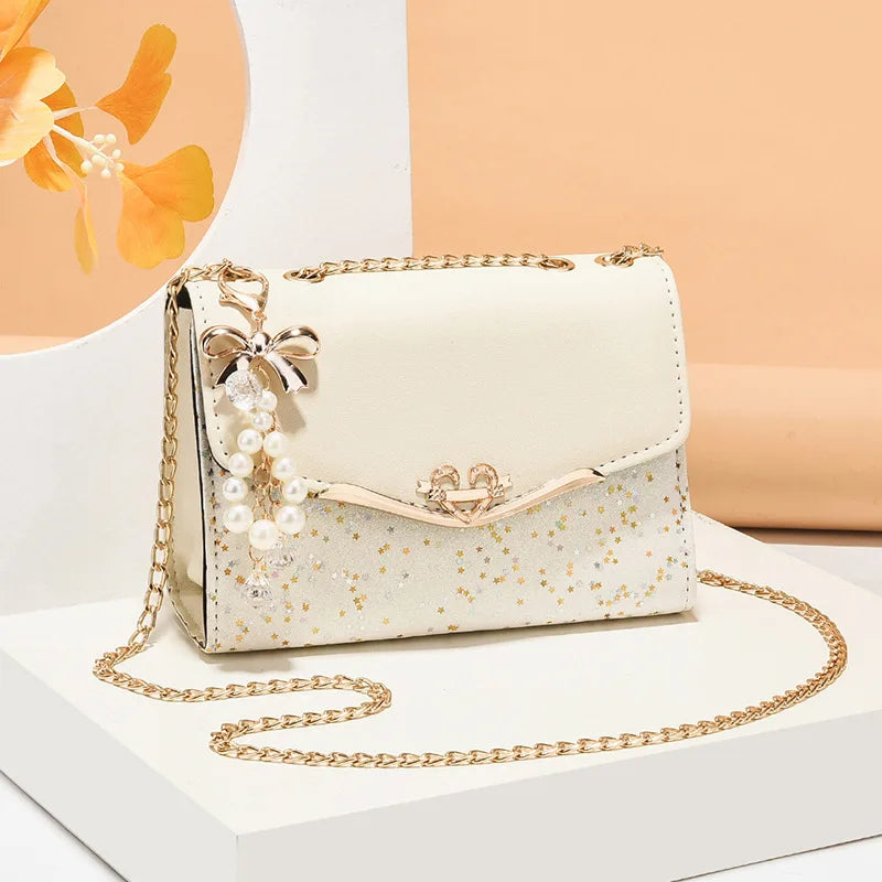 Summer Texture Chain Bag Women Shoulder Messenger Bag