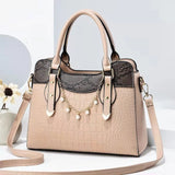 Snake Pattern Chain Stone Pattern Women's Shoulder Bag