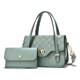 Plaid Shoulder Bag Lock Mother Bag Female