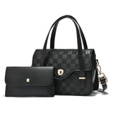Plaid Shoulder Bag Lock Mother Bag Female