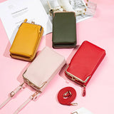 Vertical One Shoulder Cell Phone Case and Wallet Phone Purse Bag