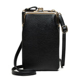 Vertical One Shoulder Cell Phone Case and Wallet Phone Purse Bag