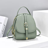 Soft Leather Women's Small Backpack Shoulder Bag