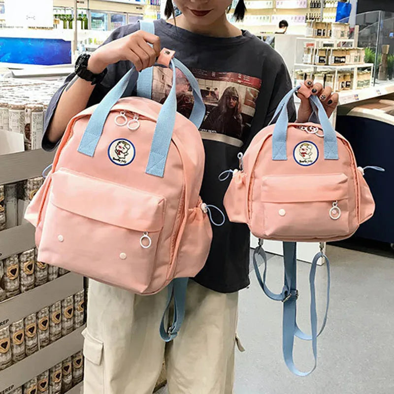 Women Multi-function Backpack Oxford Cloth Bag For Travel Shopping