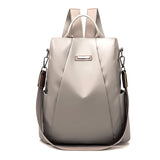 Women Waterproof Travel Backpack Nylon Anti-theft Shoulder Bag