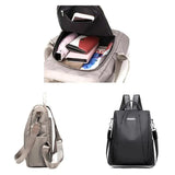 Women Waterproof Travel Backpack Nylon Anti-theft Shoulder Bag