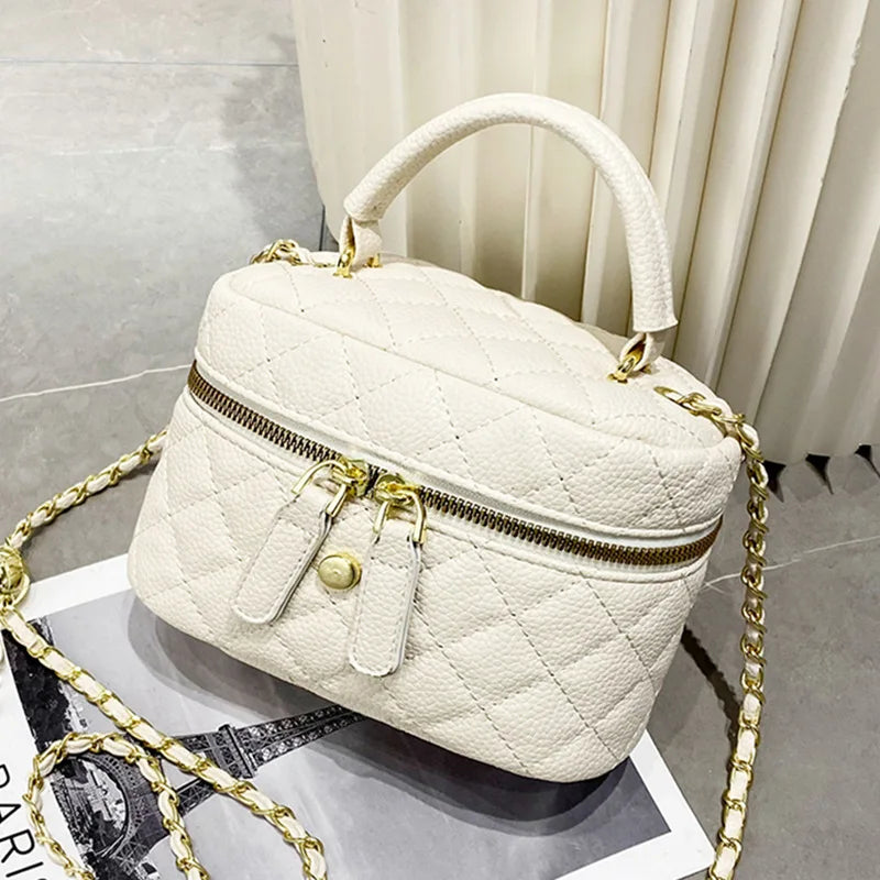 Rhombus Chain Box Mini Bag Shoulder Handbag